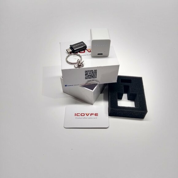 ICOVFE Pro Butler PD Charger 18W USB-C Model R5401 Compact & Portable / Keychain - Picture 2 of 7